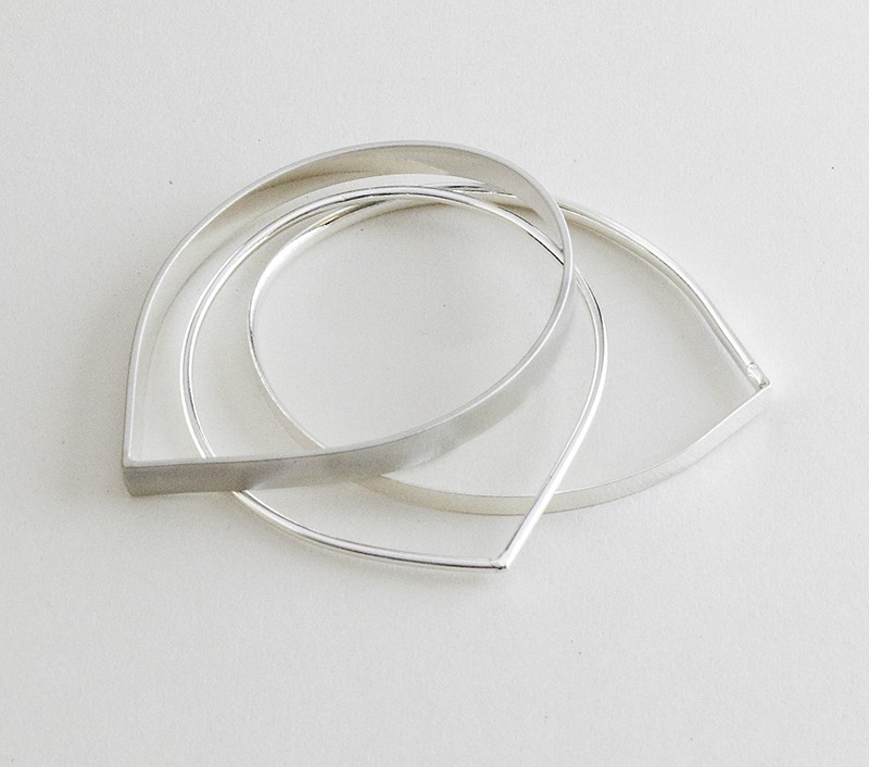 Triple Teardrop Bangles