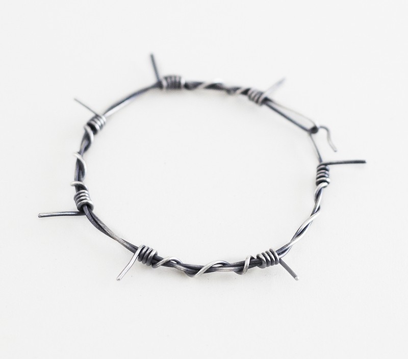 Small Barb Wire Bracelet
