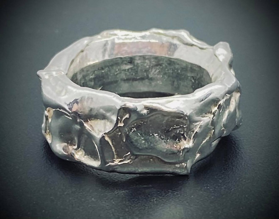 Silver Organic Ring
