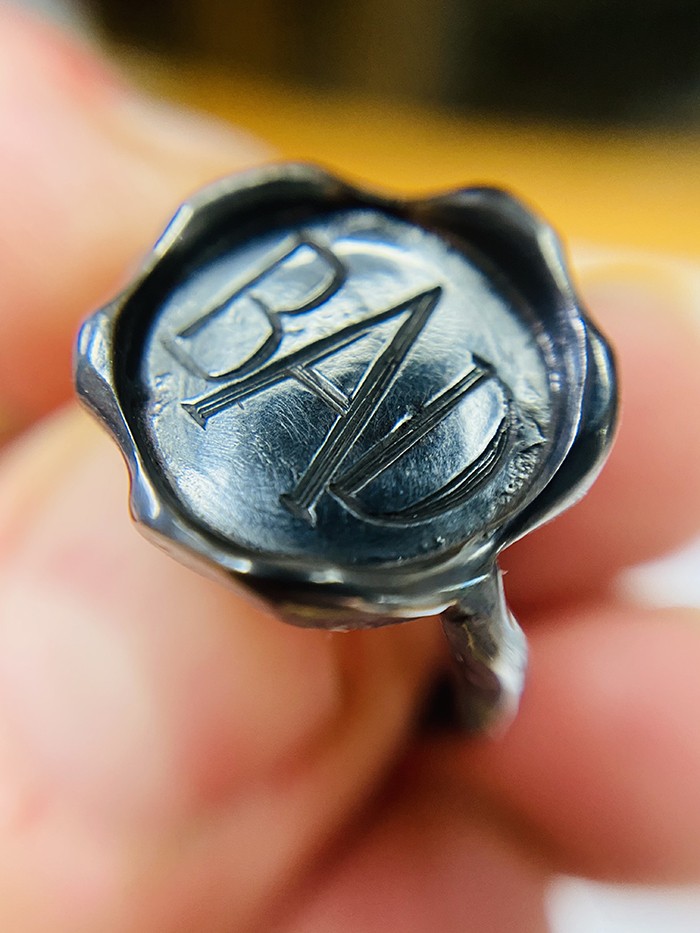 Silver Wax Seal Ring