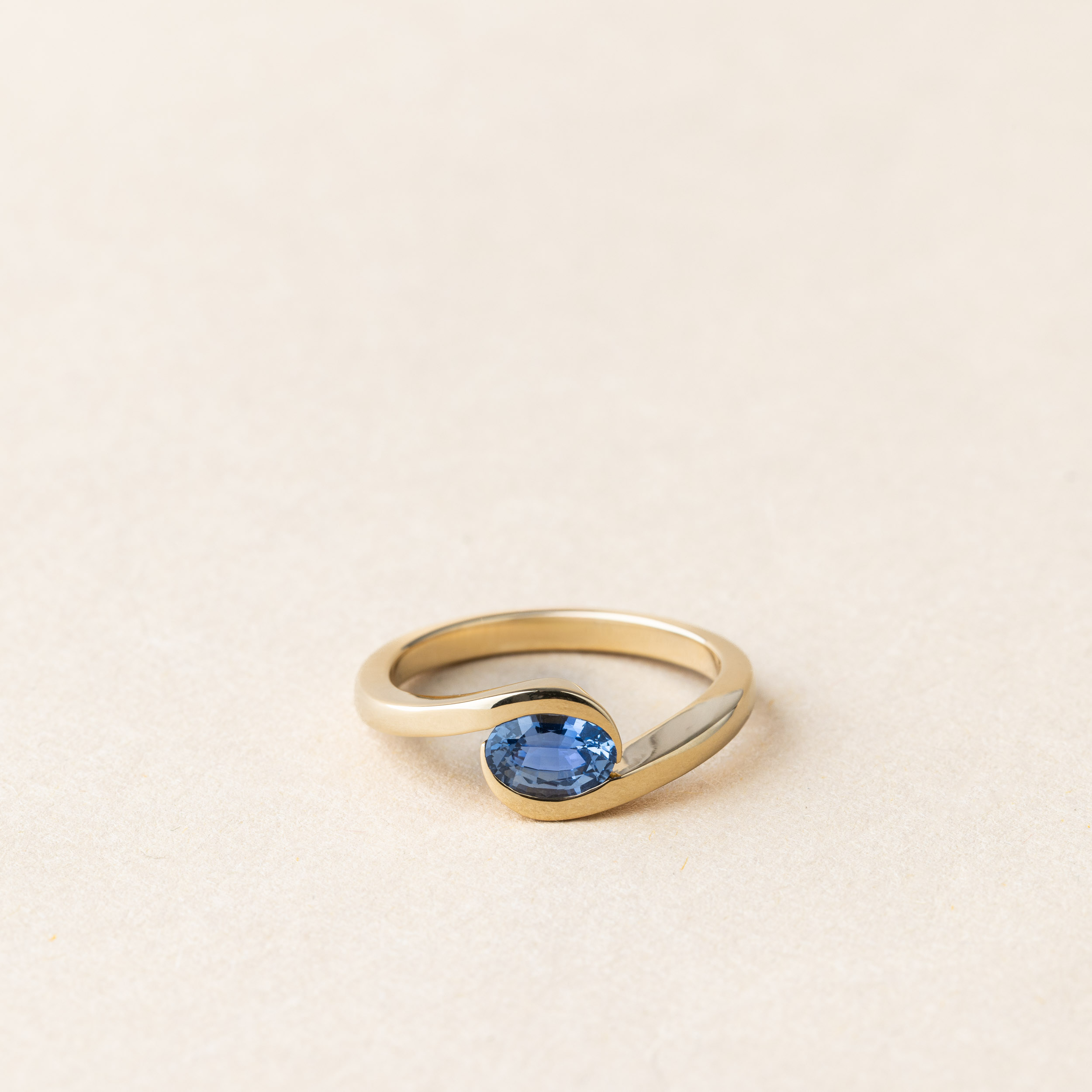 Bague saphir bleu – Uhabia