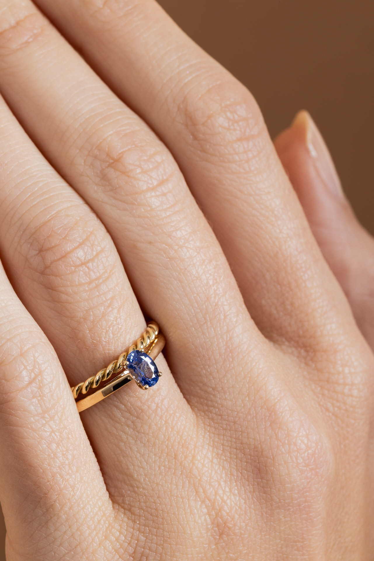 Le Solitaire saphir 0,50 carat