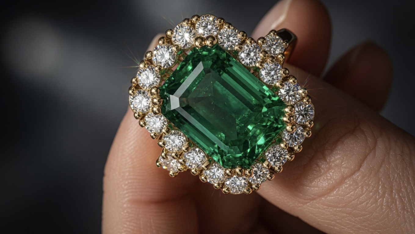 Ring, Emerald