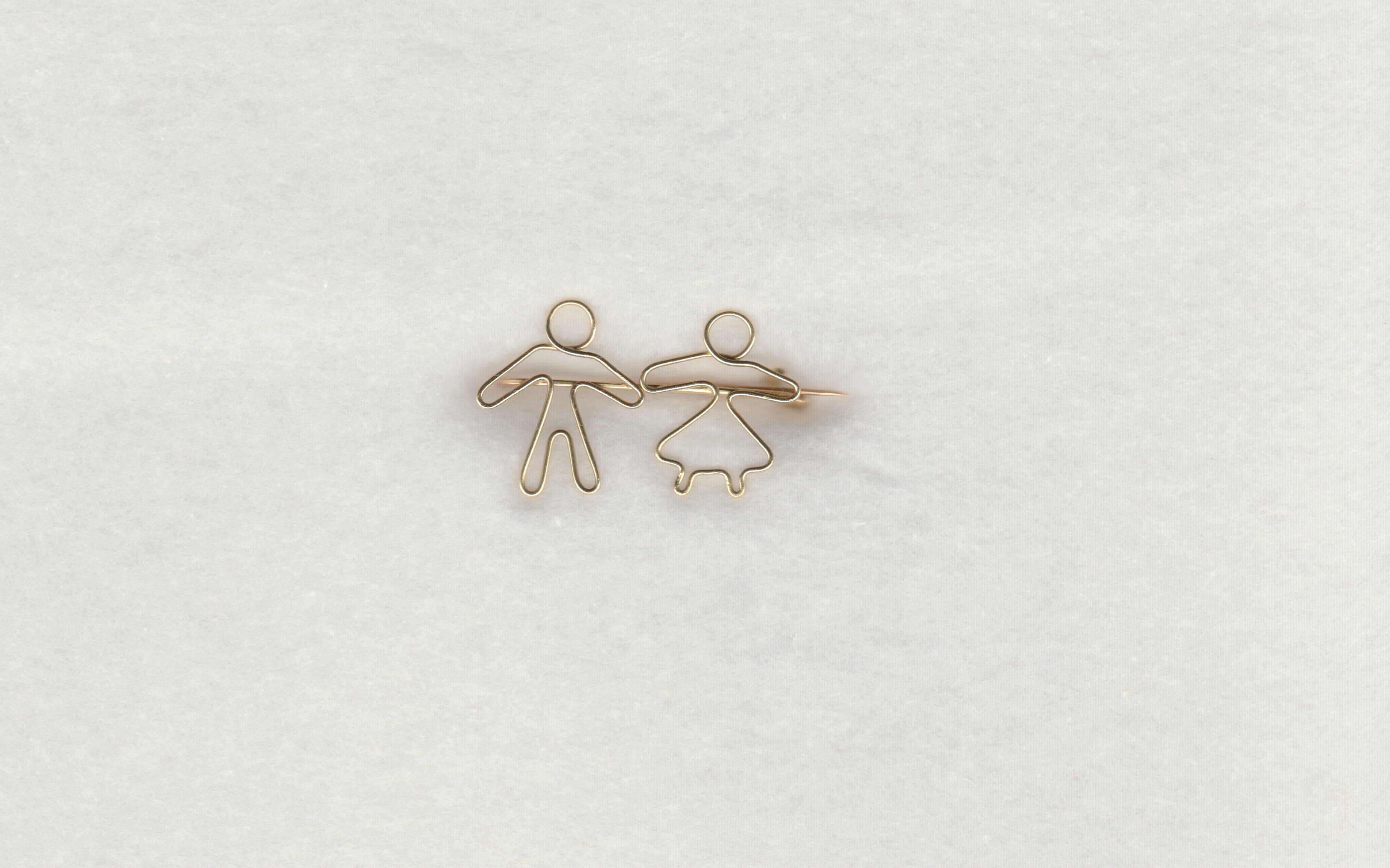 pair brooch