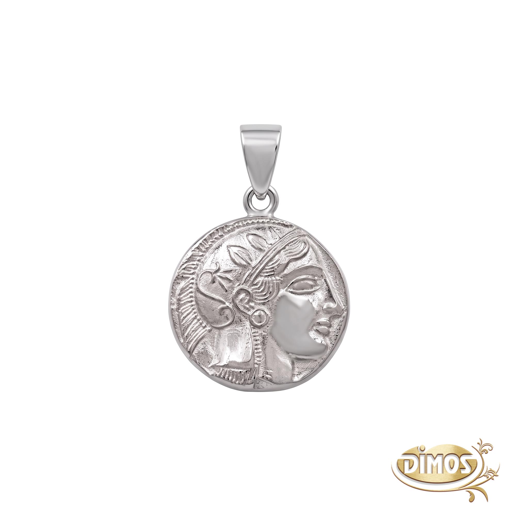 925 Silver Athena Tetradrachm Coin Pendant